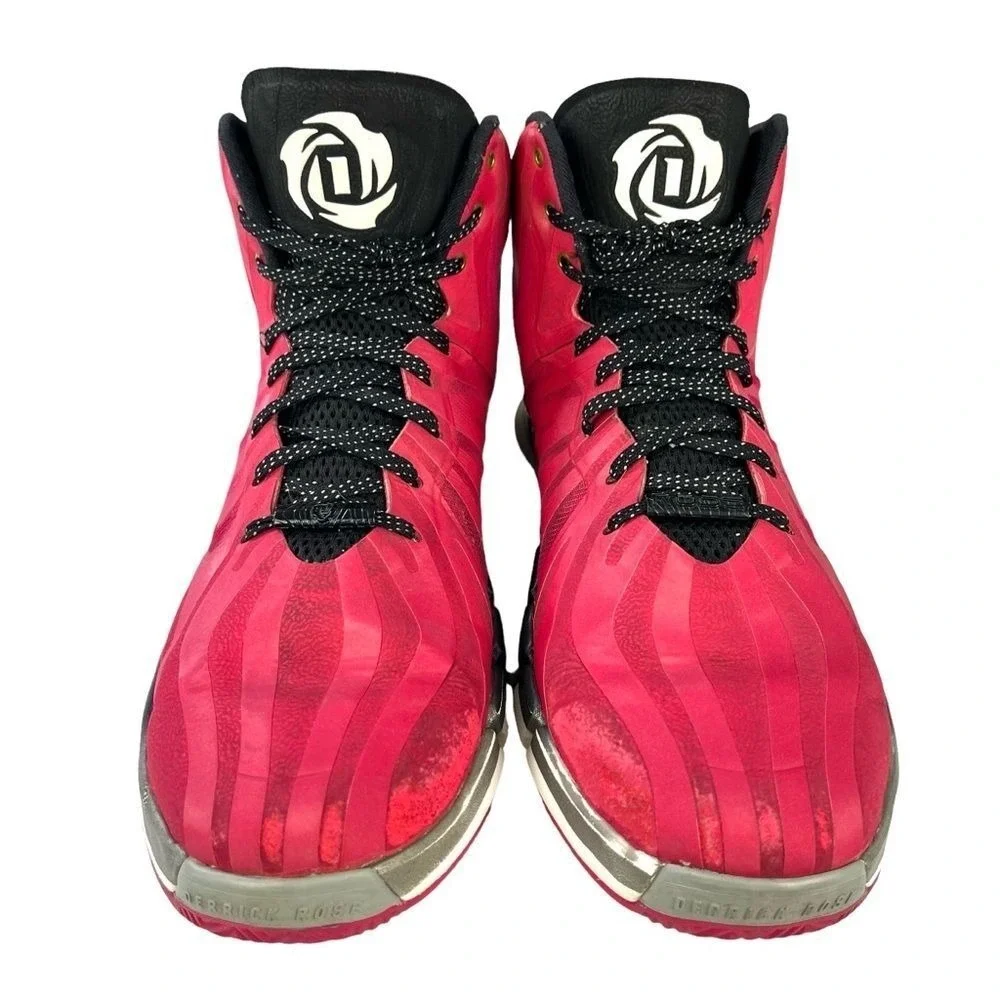 Vintage Adidas‎ D Rose 4.5 Mens 14 Pink Basketball Sneakers GeoFit SprintFrame